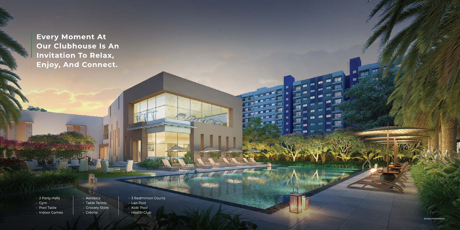 Adarsh Tropica clubhouse (artist's impression)